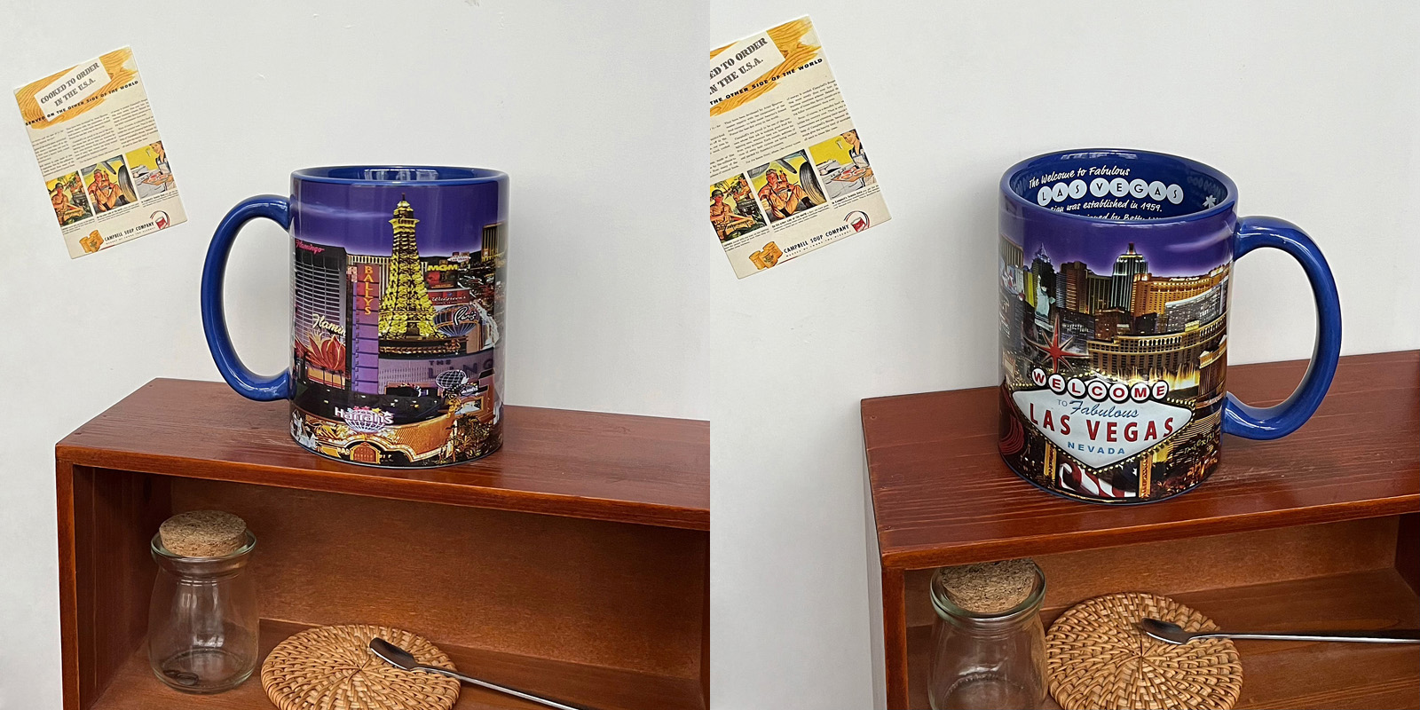 680ml Las Vegas Casino Embossed Decal Print Ceramic Mug Souvenir Beer Cup - Image 12