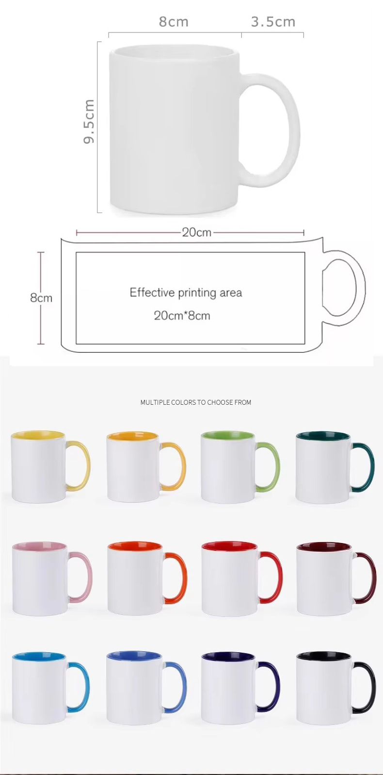 Custom Sublimation Print Cup Ceramic 11oz Blanks Accessories Mug Manufacturer - Image 6