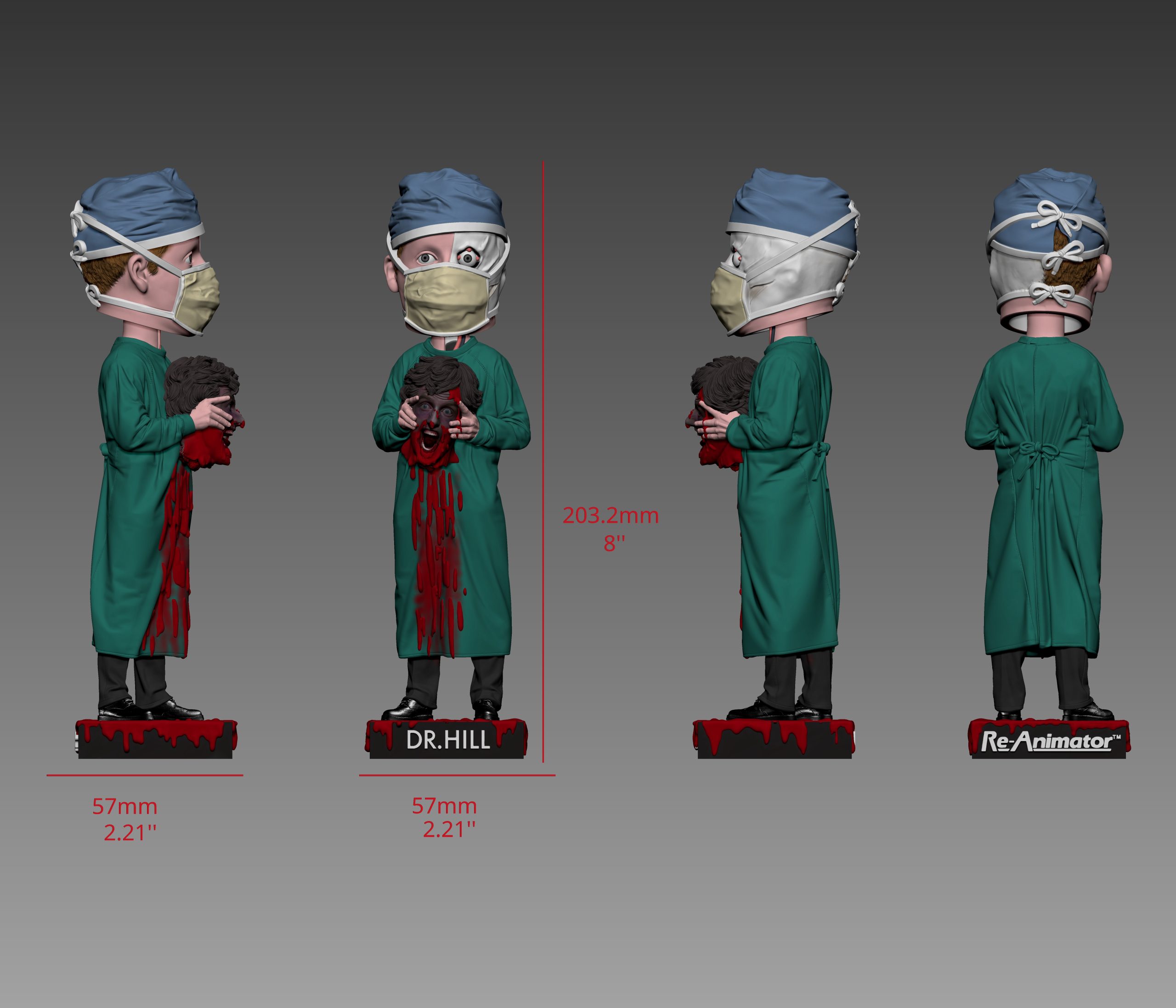 custom polyresin figurine 3D design