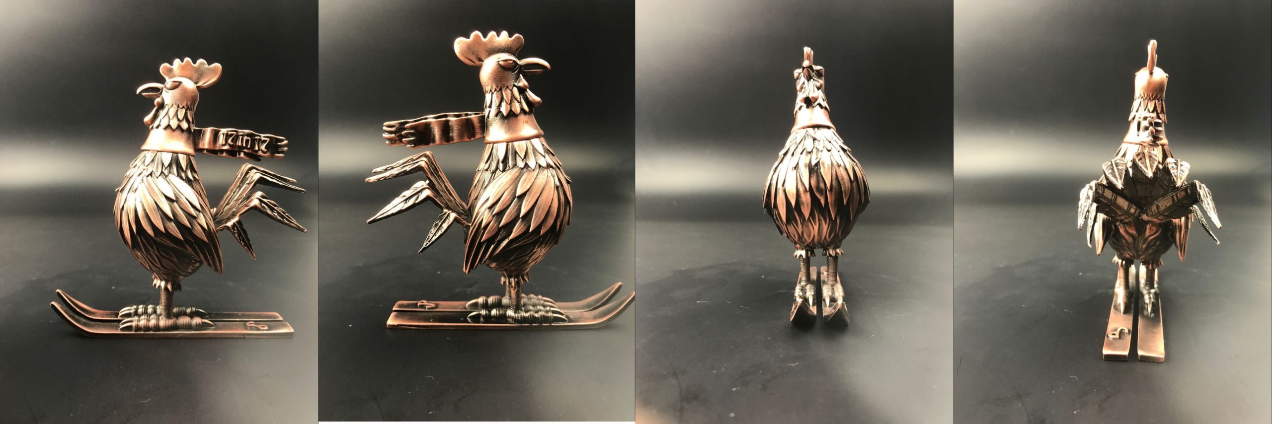 metal product copper finish sample